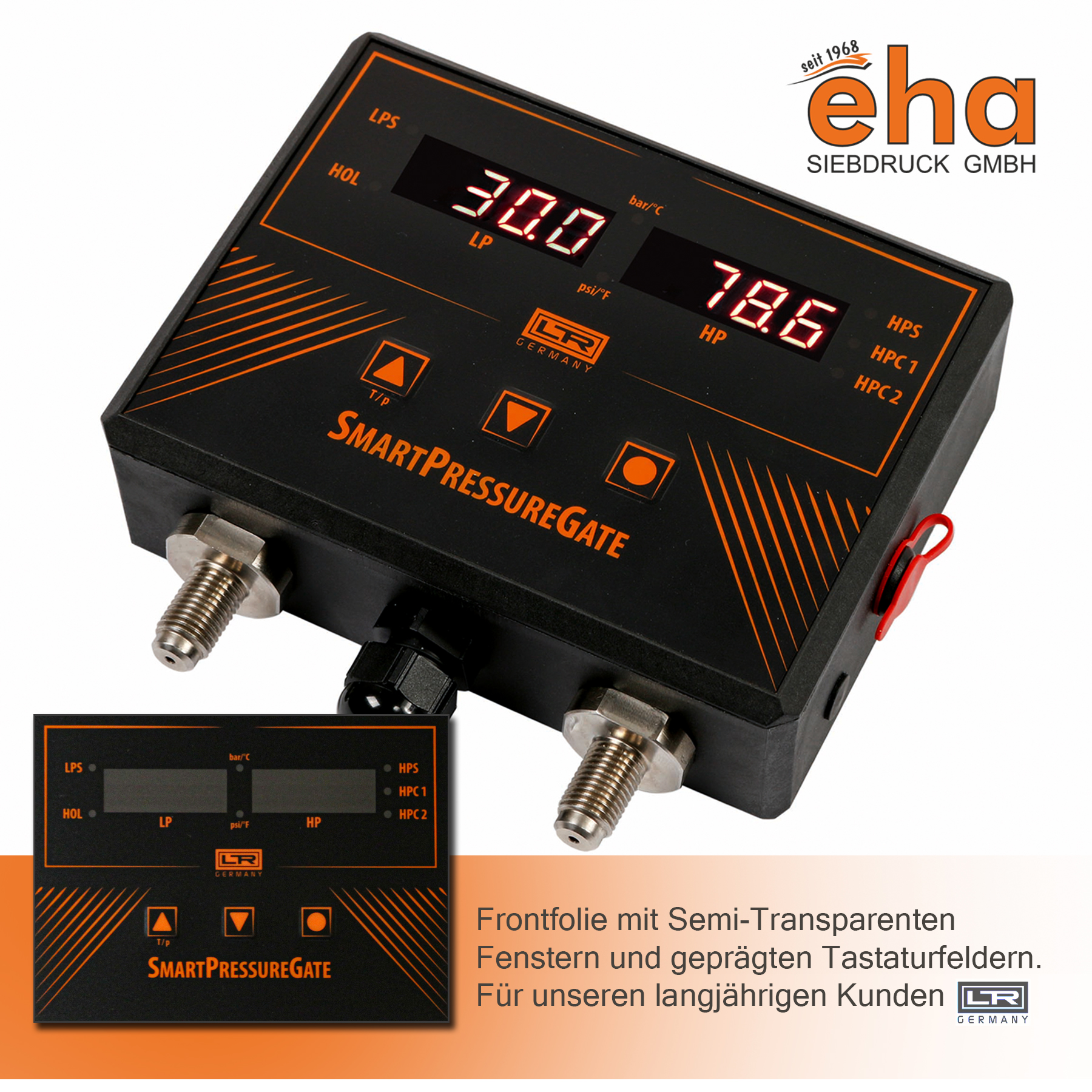 Frontfolien und Folientastaturen Siebdruck und Digitaldruck 